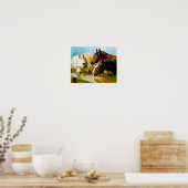 Temperance Society Horses van Arthur Wardle Poster (Keuken)