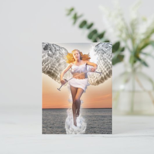 Temperance Tarot Card Art Briefkaart (Staand voorkant)