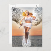 Temperance Tarot Card Art Briefkaart (Voorkant / Achterkant)