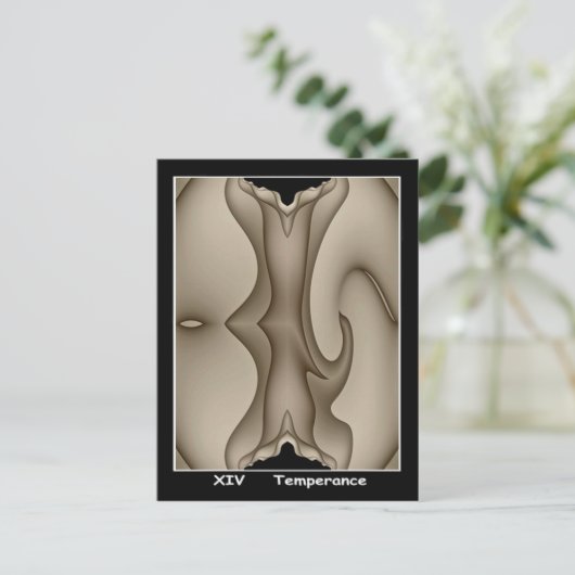 Temperance Tarot Card Briefkaart (Staand voorkant)