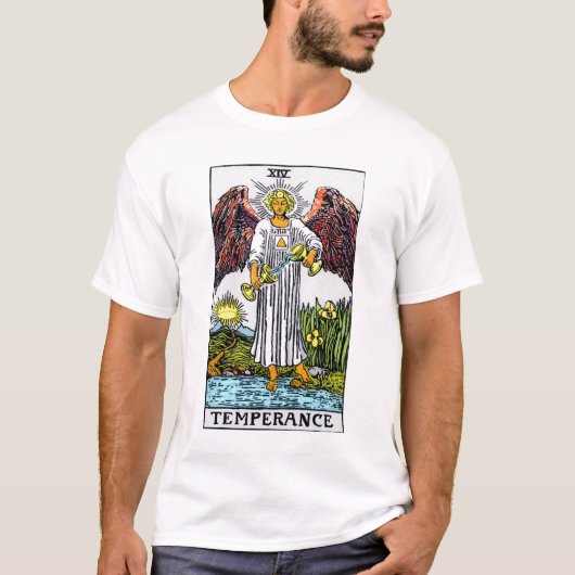Temperance Tarot Card T-shirt (Voorkant)
