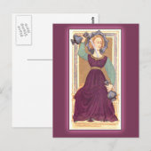 Temperance Tarot Card uit Frankrijk Briefkaart (Voorkant / Achterkant)