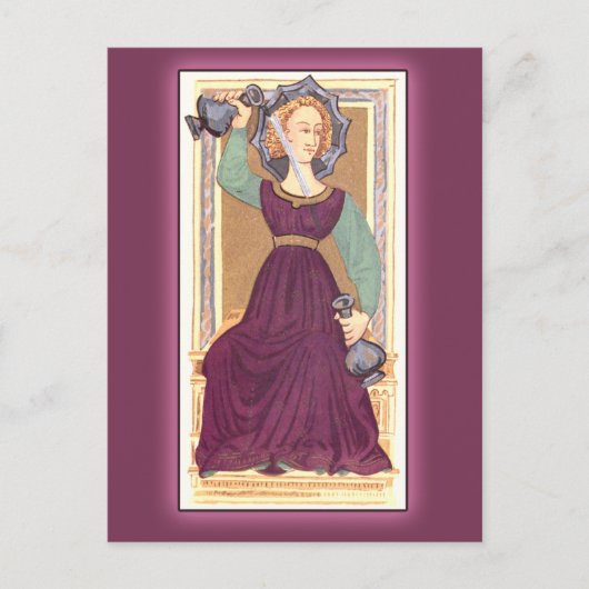 Temperance Tarot Card uit Frankrijk Briefkaart (Voorkant)