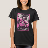 Temperance Tarot Kaart Mystische Kaarten occulte M T-shirt (Voorkant)