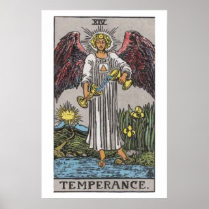 Temperance Tarot Kaart Poster