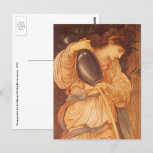 Temperantia door Sir Edward Coley Burne-Jones Briefkaart