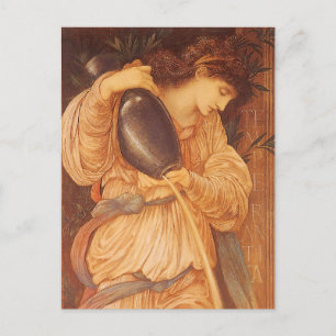 Temperantia door Sir Edward Coley Burne-Jones Briefkaart
