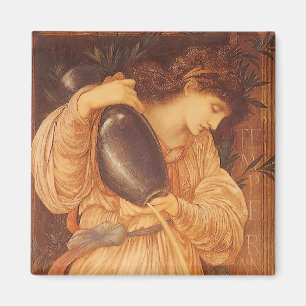 Temperantia door Sir Edward Coley Burne-Jones Magneet