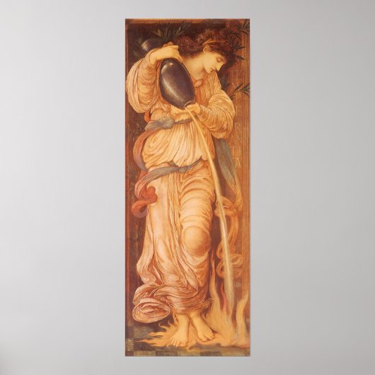 Temperantia door Sir Edward Coley Burne-Jones Poster (Voorkant)
