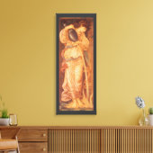Temperantia van Sir Edward Coley Burne-Jones Canvas Afdruk (Insitu (Woonkamer))