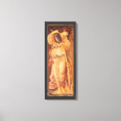 Temperantia van Sir Edward Coley Burne-Jones Canvas Afdruk (Voorkant)