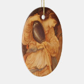 Temperantia van Sir Edward Coley Burne-Jones Keramisch Ornament (Rechts)