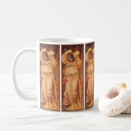 Temperantia van Sir Edward Coley Burne-Jones Koffiemok (Met donut)