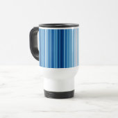 Temperaturen van de klimaatverandering door opwarm reisbeker (Voorkant links)