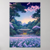 Temperatuur aan de rand van het bos poster (Voorkant)