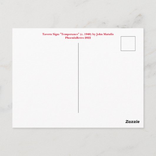 Temperatuur Briefkaart (Achterkant)