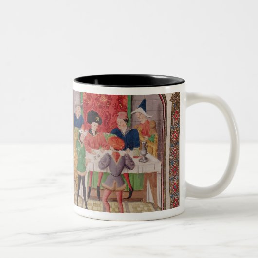 Temperatuur en temperatuur tweekleurige koffiemok (Rechts)