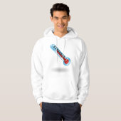 Temperatuur thermometer hoodie (Voorkant volledig)
