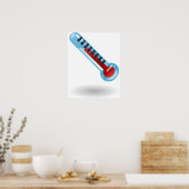 Temperatuur thermometer poster (Keuken)