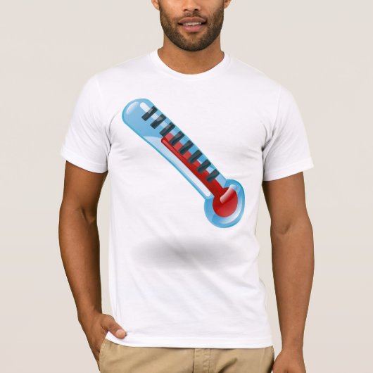 Temperatuur thermometer t-shirt (Voorkant)