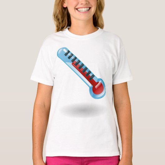 Temperatuur thermometer t-shirt (Voorkant)