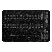 Temperatuur van de conversietabel Celsius Fahrenhe Magneet (Horizontaal)