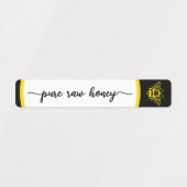 Temperatuurbestendige honingpotlabels  Imker Bij I Labels (Design 1)
