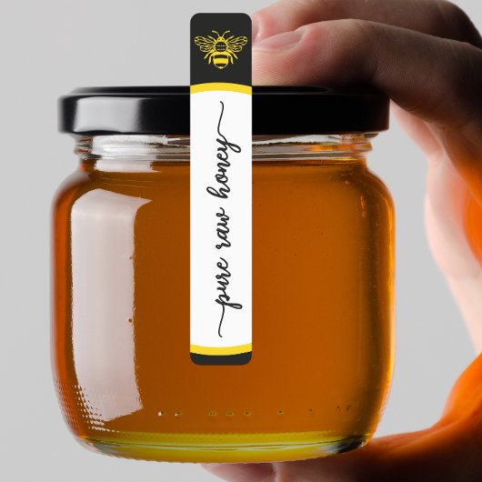 Temperatuurbestendige honingpotlabels  Imker Bij I Labels