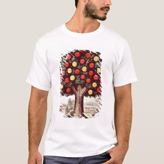Temperatuurboom, 1872 t-shirt (Voorkant)