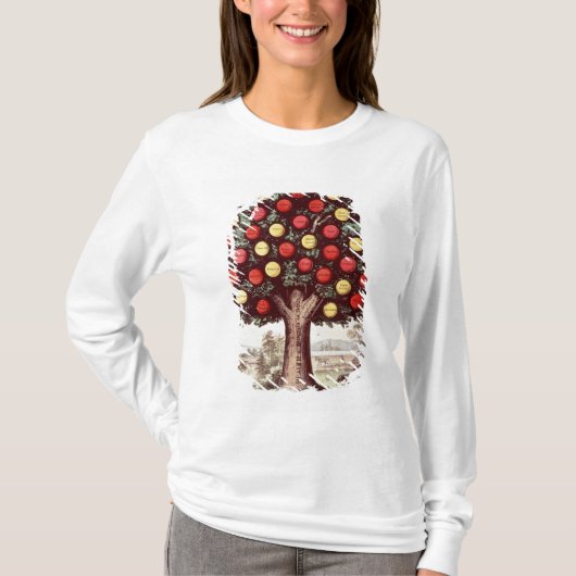 Temperatuurboom, 1872 t-shirt (Voorkant)