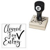 Temperatuurcontrole/Ontruimd voor Ingang Rubberstempel (Gestempeld)