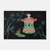 Temperatuurklep van Japanse watertuin Deurmat (Voorkant)