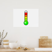 Temperatuurthermometer Poster (Keuken)