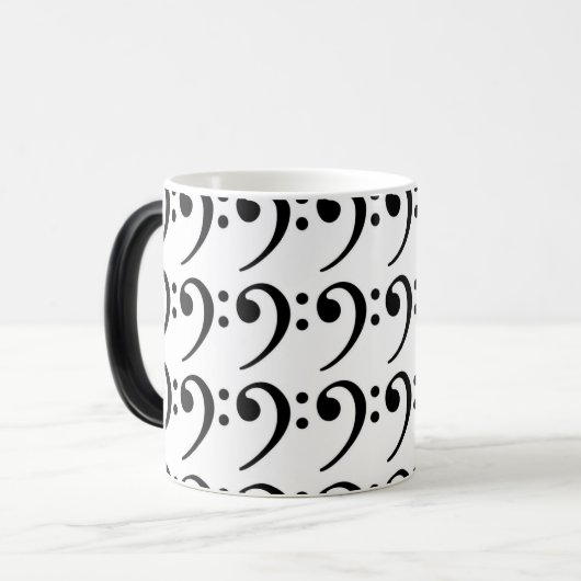 Temperatuurveranderende BASIS CLEF-Mok Magische Mok (Voorkant links)