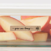 Temperbestendige kraft honingbij-imkerij potzegel labels (Aangebracht)