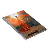 Temperelen en water - Laptop Notitieboek (Rechterzijde)