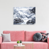 Tempest aan de kust van Wales Canvas Afdruk (Insitu (Woonkamer))