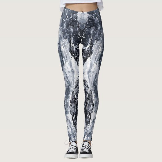 Tempest aan de kust van Wales Leggings (Voorkant)