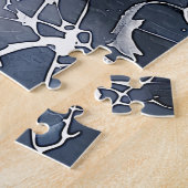 Tempest aan de kust van Wales Legpuzzel (Zijkant)