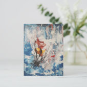 Tempest - Abstract door Gene Foltuz Mini Print Briefkaart (Staand voorkant)