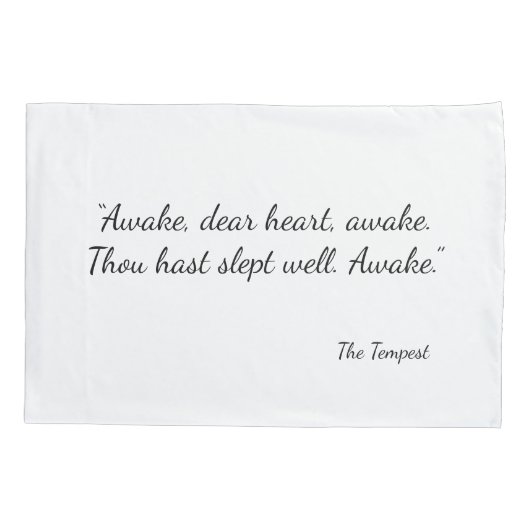 Tempest citeert dubbelzijdig kussen hoesje kussensloop (Achterkant)