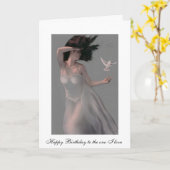 "TEMPEST" GODDESS VAN DE BIRTHDAY-KAART VAN DE WIJ KAART (Gele Bloem)