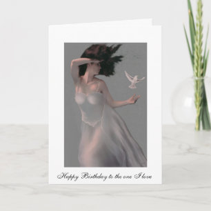 "TEMPEST" GODDESS VAN DE BIRTHDAY-KAART VAN DE WIJ KAART
