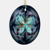 Tempest II (blauw) Keramisch Ornament (Rechts)