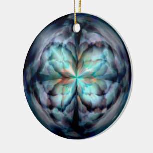 Tempest II (blauw) Keramisch Ornament