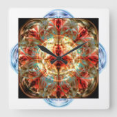 Tempest III Vierkante Klok (Voorkant)