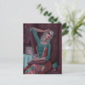 Tempest in een theepot briefkaart (Staand voorkant)