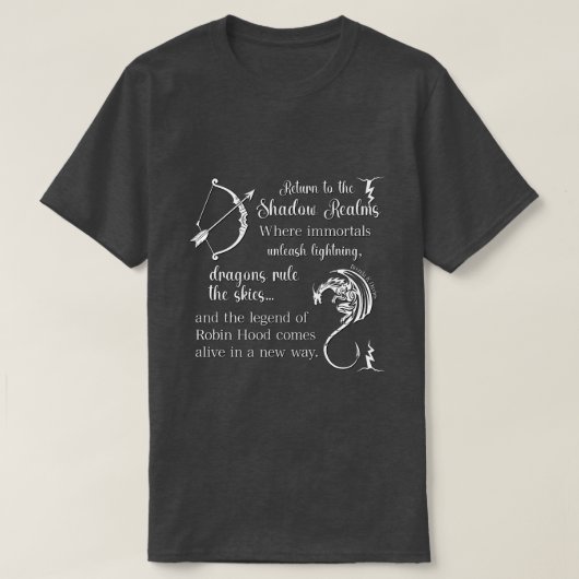 Tempest of Shadows beroemd gemaakt door Brenda K D T-shirt (Design voorkant)