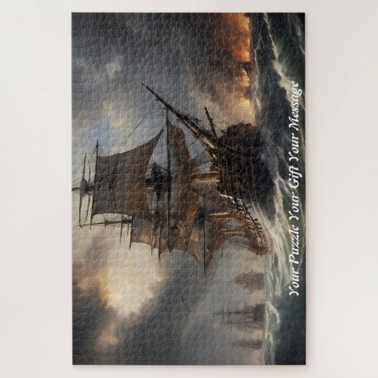 Tempest of Triumph: het tijdperk van zeilen in de  Legpuzzel (Verticaal)