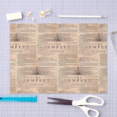 Tempest Shakespeare Play Cream Tissue Paper Tissuepapier (Craft)